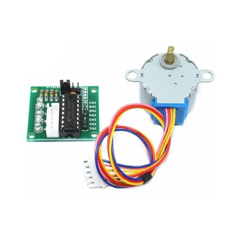 Motor A Pasos 28BYJ-48 Con Driver Controlador ULN2003