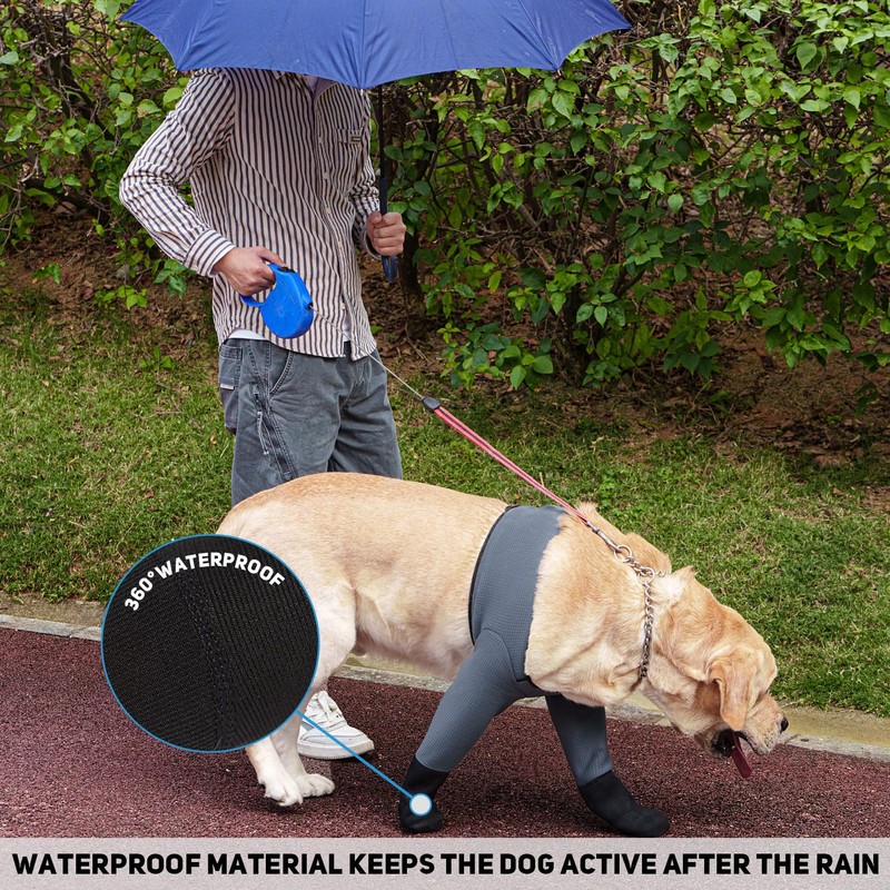yrenoer Dog Socks & Boots - Waterproof Anti-Licking Paw Protectors