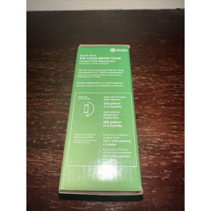 AO SMITH Clean Water Claryum Filter Replacement AO-US-100-R / 960783