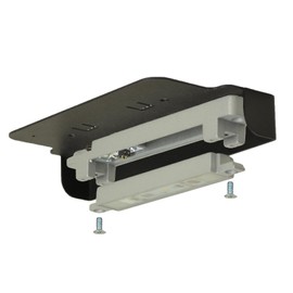 Unique Lighting Systems IS6-30K-40L-BK-F Elements Series Iso Black Ledge Light Fixture (Includes 40 Lumen 3W 3000K LED Module)