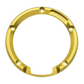 REVOLUTION Honda Monkey 125 Gas Tank Cap Cover/Fuel Lid Cover Gas Cap Casing for HONDA MONKEY125 JB02 JB03/CBR650R RH03 (Gold)