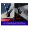 VMS Racing 9 inch SPIKE ANTENNA in RED Billet Aluminum