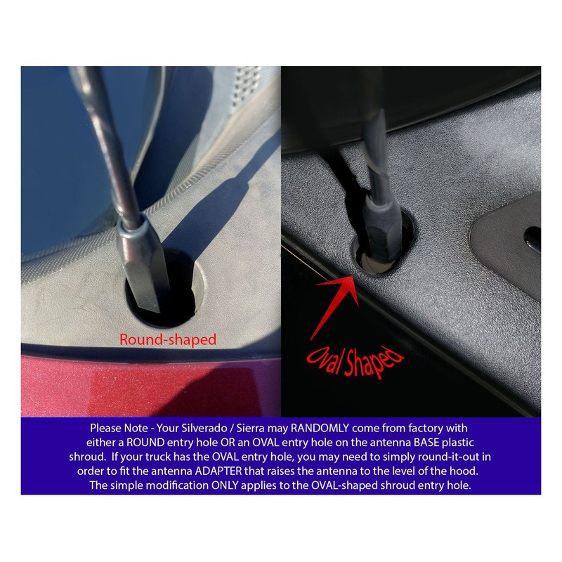 VMS Racing 9 inch SPIKE ANTENNA in RED Billet Aluminum