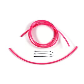 Universal 4mm ID Carburetor Vent Hose Lines Overflow 5'ft Kit Keihin Mikuni Carb Mx ATV Max-Motorsports (Solid Neon Pink)