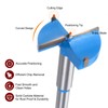 sourcing map Forstner Drill Bits 1-1/2 inch / 38mm Round