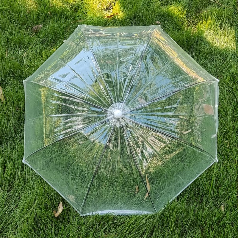 KOULONGDAMI Kids Clear Umbrella for Rain Dome Bubble Umbrellas Windproof