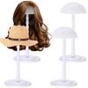 Geelin 4 Pcs Wig Stand Plastic Wig Head Holder for