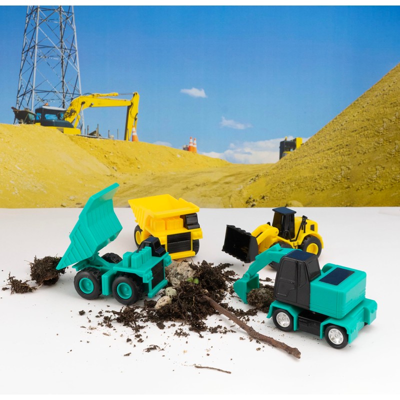 Atsube Construction Vehicle, 10 Pieces, Candy Toy, Gum