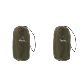 GANAZONO 2 Pcs Down Jacket Storage Bag Stuff Sack Portable Drawstring Bag Sleeping Bag Storage Bag Compression Bag Camping Cookware Storage Bag Sleeping Bag Carrier Portable Pouch Nylon Olive Green