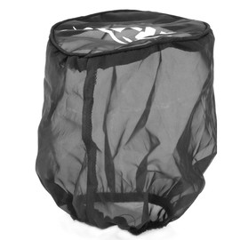 KIMISS Air Intake Filter Cover, Precharger Filter Wrap Universal Air Filter Protective Cover Dustproof for High Air Intake Filters Dust Cloth Black (small)