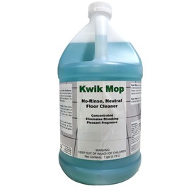Detco Kwik Mop Concentrated, Fast-Drying, No-Rinse, Neutral Floor Cleaner, Takes 1 oz. per Gallon (1 Gallon)