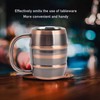 Stainless Steel Beer Mug Double Layer Insulation Multipurpose Safe Ergonomic