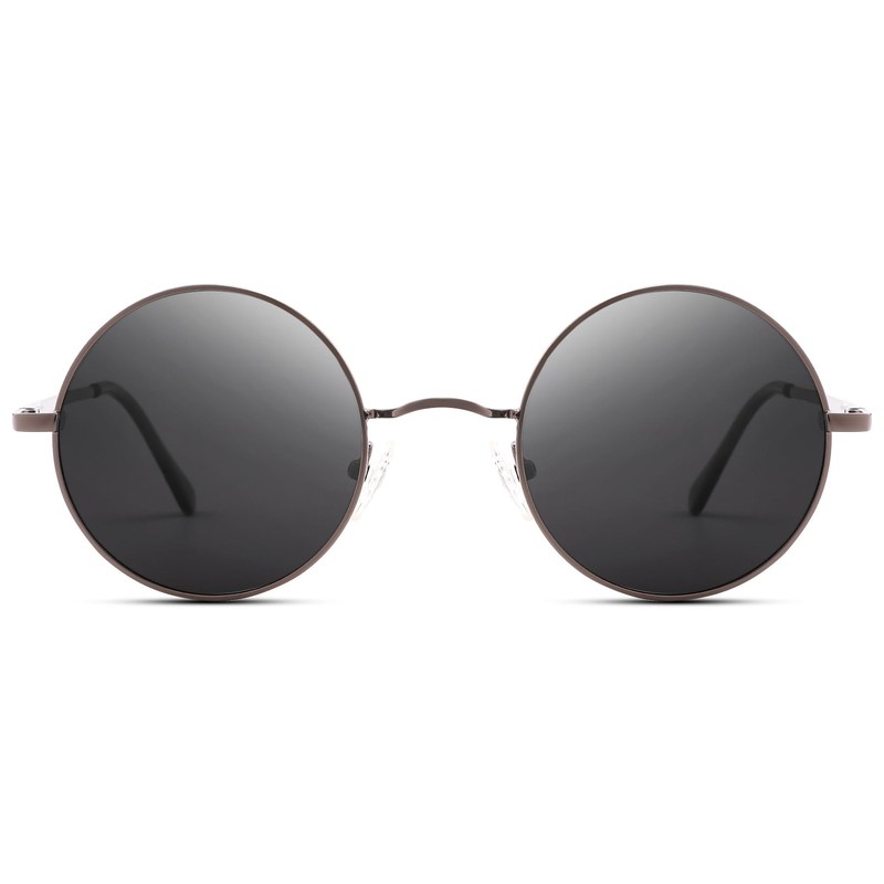 Pro Acme Retro Small Round Polarised Sunglasses for Men Women,