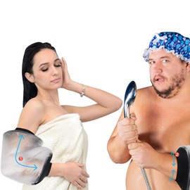 DLNXRUIS Waterproof Picc Cover, Limbo Shower Protector, Waterproof Tip Catheter, Wounds and Protection from Picc Arm (30cm)