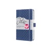 SIGEL J6100 Weekly Planner 2026 A6 Blue, Hard Cover, Elastic
