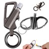 Permanent Match Infinity Lighter with Multitool Keychain Bottle Opener, Reusable