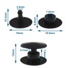 eMagTech 12 Pairs Croc Rivets Buttons 15.5mm Female Buckle 15mm