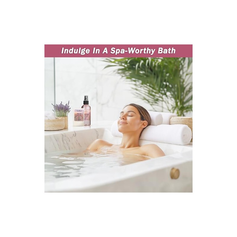 Aqua Elegante- Juegos de regalo de spa para baño. Cesta