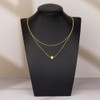 Paquete de 10 collares delicados de serpiente, cadena de acero