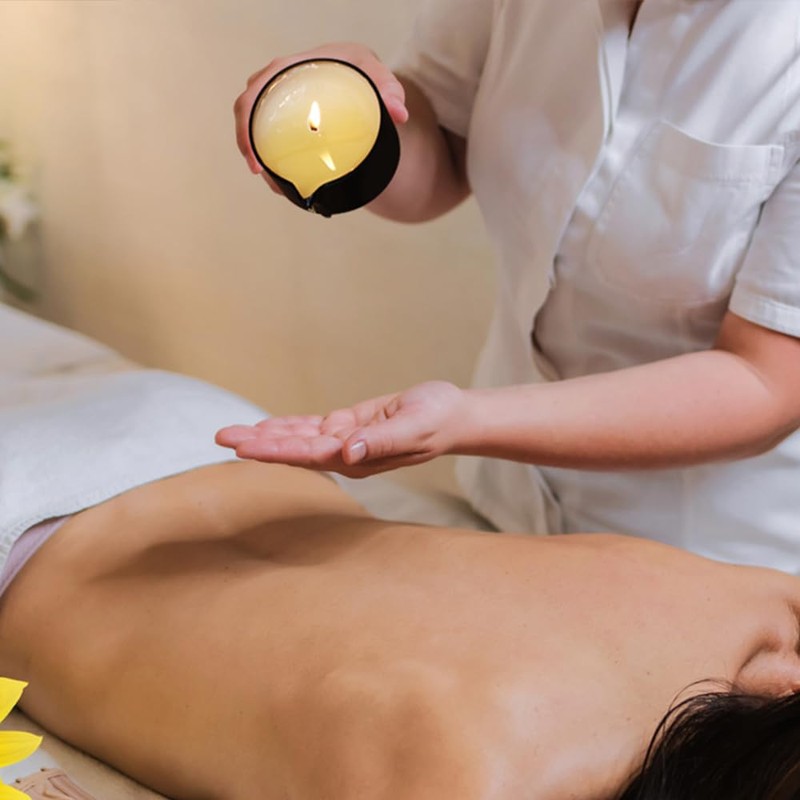 Massage Candles for Body Therapy-Natural Soybean Wax Low Temp Massage
