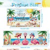 Yoyuspy Flamingo Summer Kitchen Mats Set of 3 Non Slip