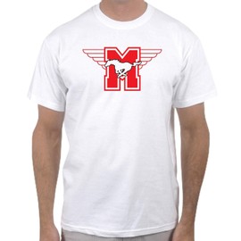 Slingshot Hockey Hamilton Mustangs Hockey T-Shirt - Youngblood (Medium, White)