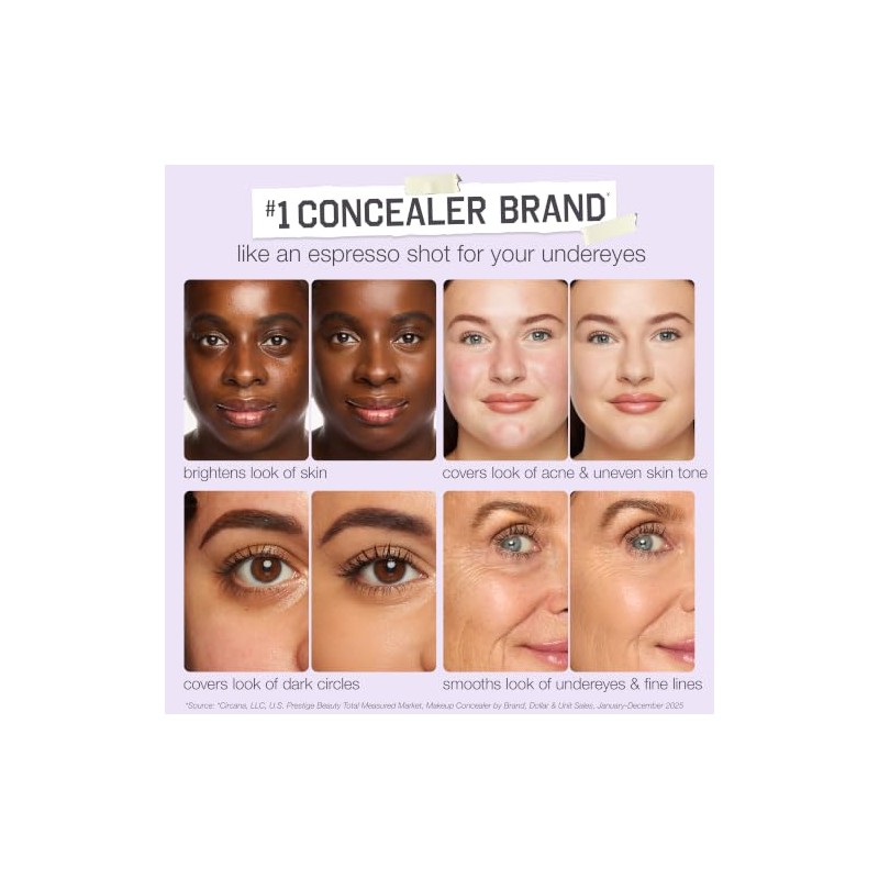 Tarte- Corrector ULTRA CREMOSO Shape Tape de 0,33 onzas líquidas