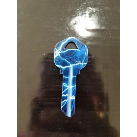 BLUE LIGHTING PRINTED KWIKSET KW1/KW10 KEYBLANK (DISCONTINUED)