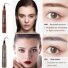 AWCCXMYM 3PCS Gray Eyebrow Pencils for Women Waterproof Long-Lasting Eyebrow