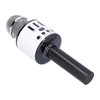 Q88 Microphone Wireless Bluetooth Karaoke LED Portable Handheld Black for