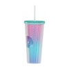 Vaso de Plástico Reusable con Doble Pared 710 ml Brillante