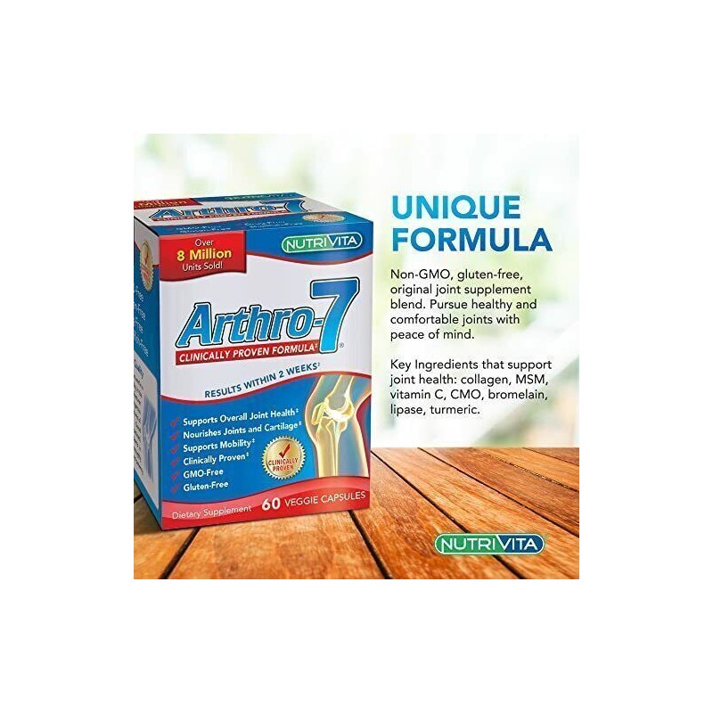 Nutrivita Arthro7 Natural Joint Support Supplement Joint in The Neck