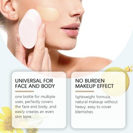 CC Cream Long-Lasting Foundation, All-Over Complexion Perfector, Face & Body Coverage Perfector, Full Coverage Concealer Cream, 2.82 Oz