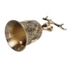 Deer Shape Hand Bell Vintage Plating Process Rustproof Polished Finish