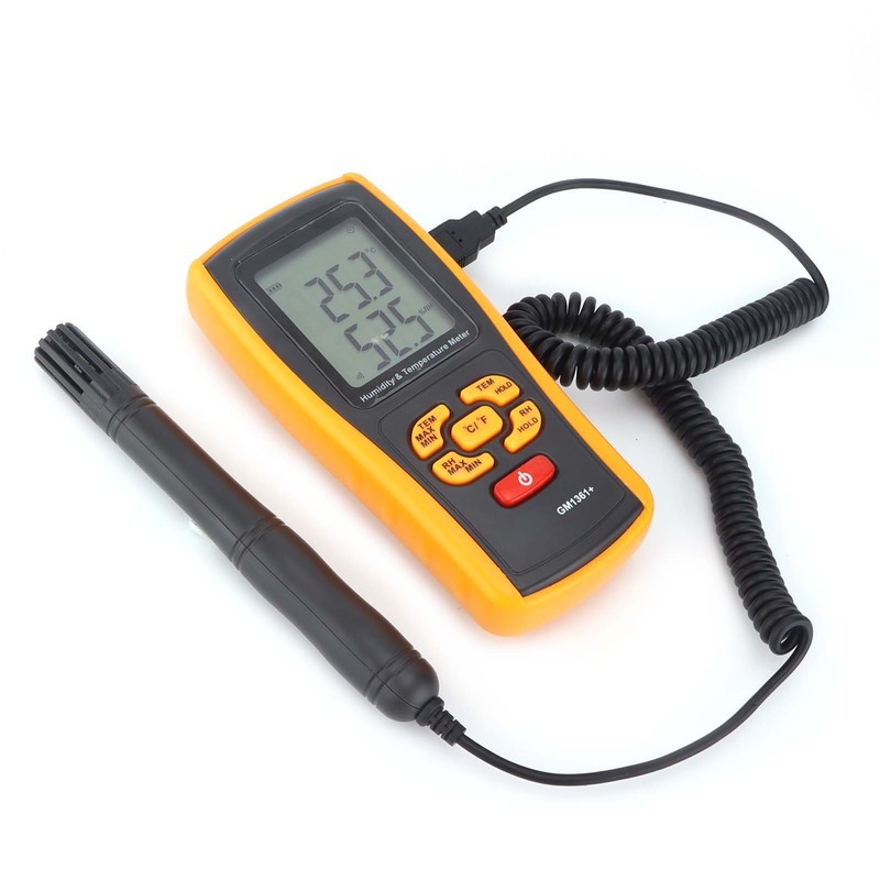 GM1361+ Electronic Thermometer Hygrometer Handheld Portable Temperature Humidity Meter