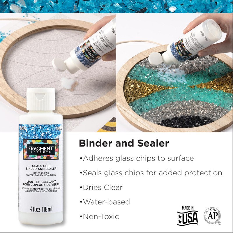 FRAGMENT EFFECTS Binder and Sealer, Glass Chip, 4 fl oz,