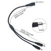 Litever Power Splitter, 2 Way, 1 Female Jack to 2