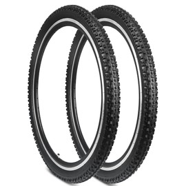 GRELiving 2 x Bicycle Tyres Bicycle Cover 26 x 2.1 Inch Bike Tyres for Mountain Bike/City Bike/Road Bike