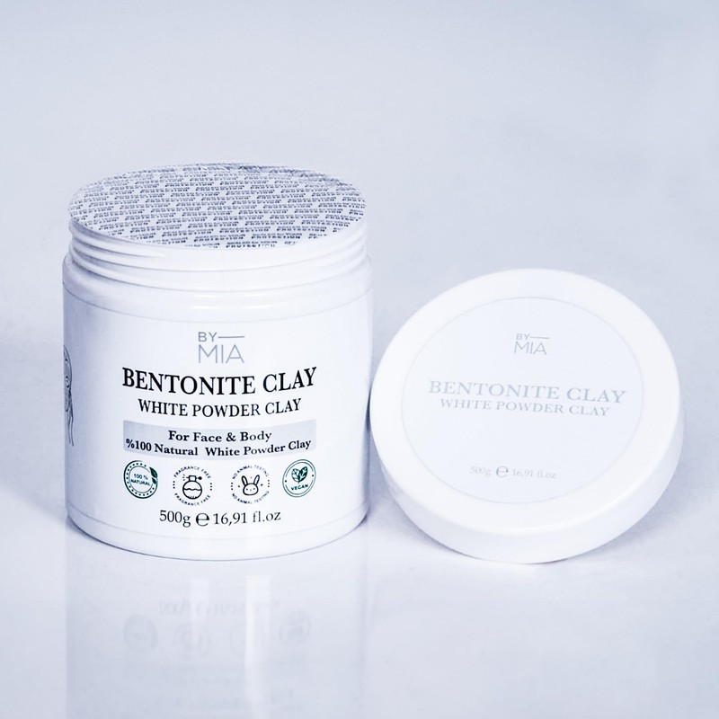 By Mia Face & Body Bentonite Clay | White Powder