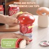Mushroom Magnetic Bottle Opener & Can Top Cutter, 2-in-1 Tool