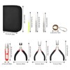 Jewellery Pliers Set, 8 Pieces Scissors, Jewellery Pliers, Tweezers and