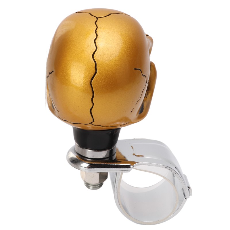 Steering Wheel Spinner Knob Skull Shape Universal Power Handle for