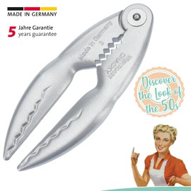 Westmark Hummerknacker, Retro-Verpackung, Aluminium, 14,4 x 6,1 x 1,3 cm, Cracky, Silber, 6600RT60, 14.4 x 6.1 x 1.3 cm