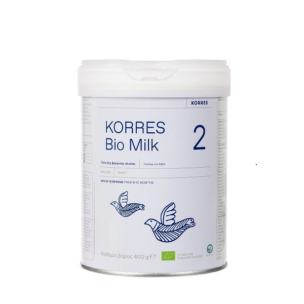 Korres Bio Milk 2 for Babies (6-12m) 400gr