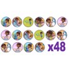 48 Doc McStuffins 3cm Mini Discs Edible Wafer Paper Disc