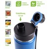 SCHNITZEL UJO Stainless Steel Drinking Bottle, 500 ml, BPA-Free, Children's