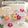 QIANSSE Floral Table Runner Spring Pink Table Decor