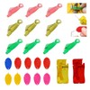 22Pcs Fish Mouth Sewing Needle Threader Set, Easy Selfthread Needle