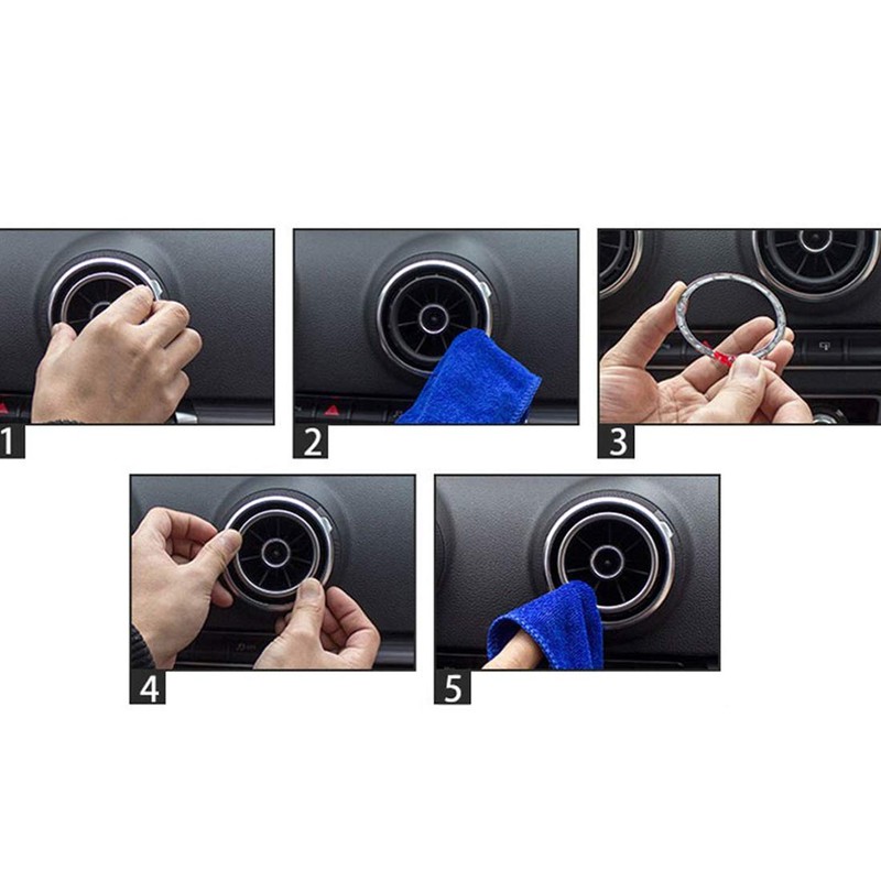 VIGORFLYRUN PARTS LTD 4pcs Car Auto AC Air Condition Vent
