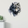 GRAZDesign Wall Tattoo Wolf Black Wall Sticker for Living Room